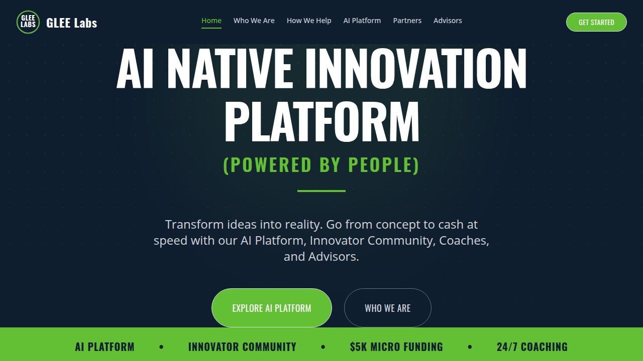 GLEE Labs — AI Native Innovation Platform